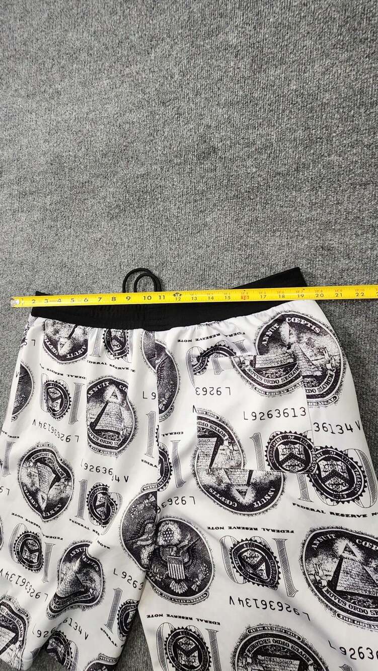 G-NET Money Print Drawstring Shorts 4XL - Picture 5 of 6